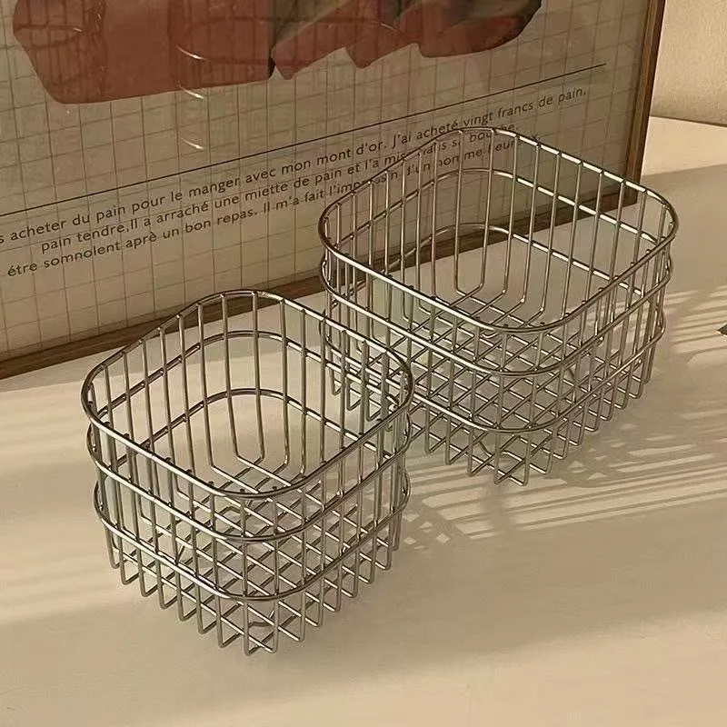 Metal Wire Storage Basket Desk - огляд і ціна Compost Bin Countertop