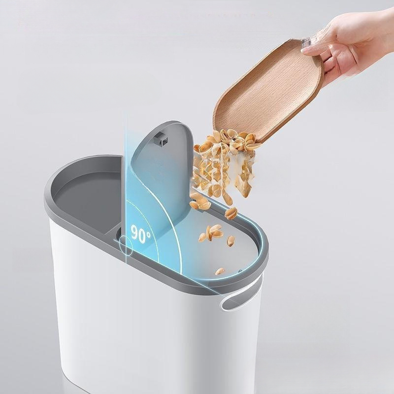 Press Type Slender Trash Can w - огляд і ціна Compost Bin Countertop