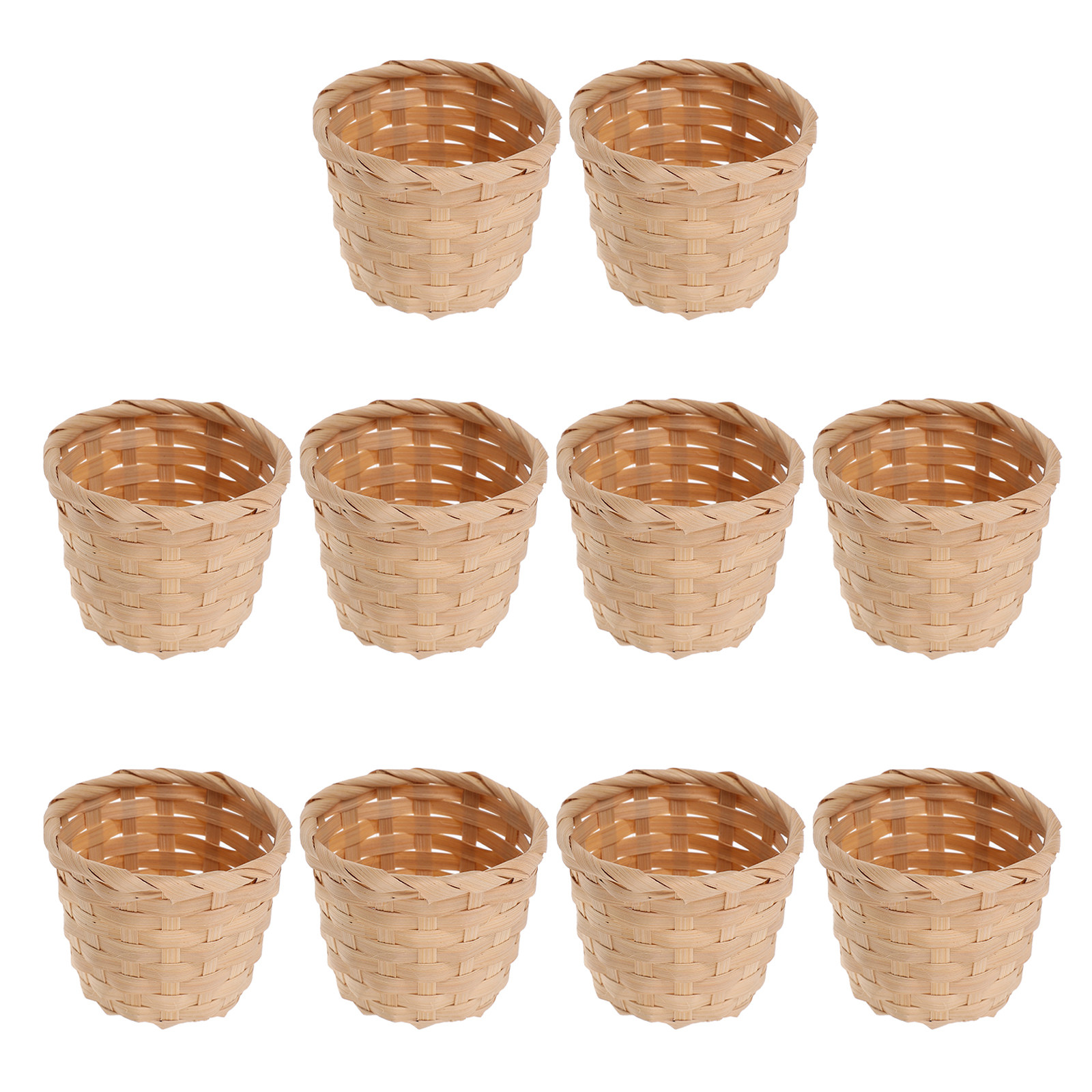 10Pcs Premium Bamboo Woven Bas - огляд і ціна Sustainable Living Officer