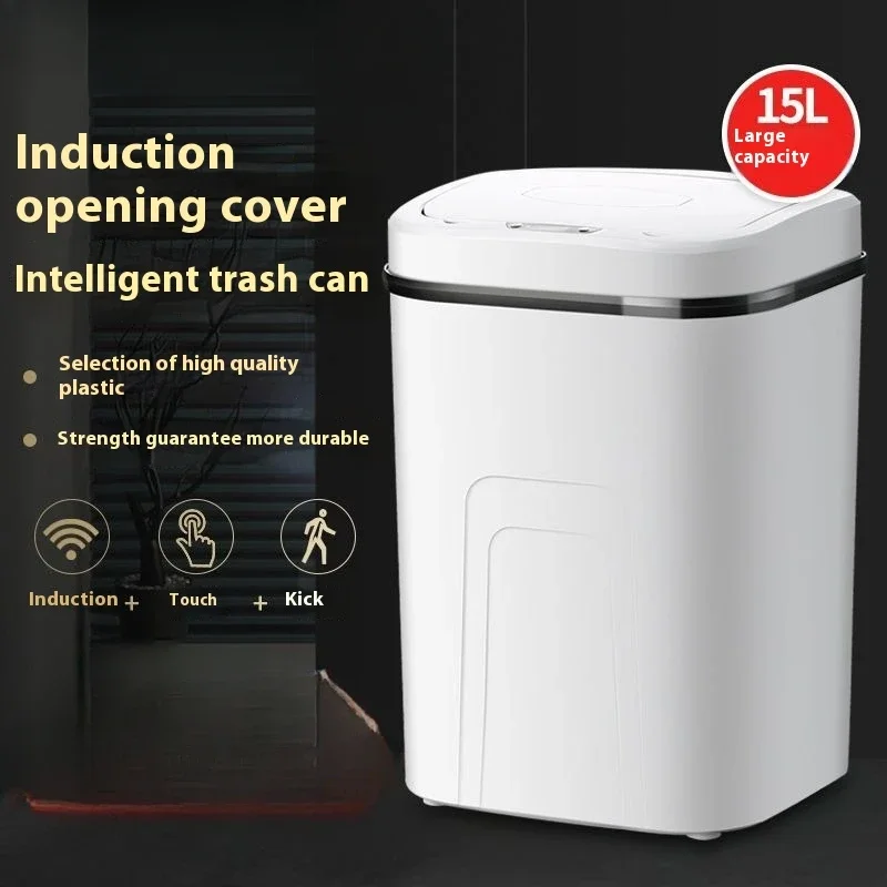 15L Smart Trash Can Automatic  - огляд і ціна Compost Bin Countertop