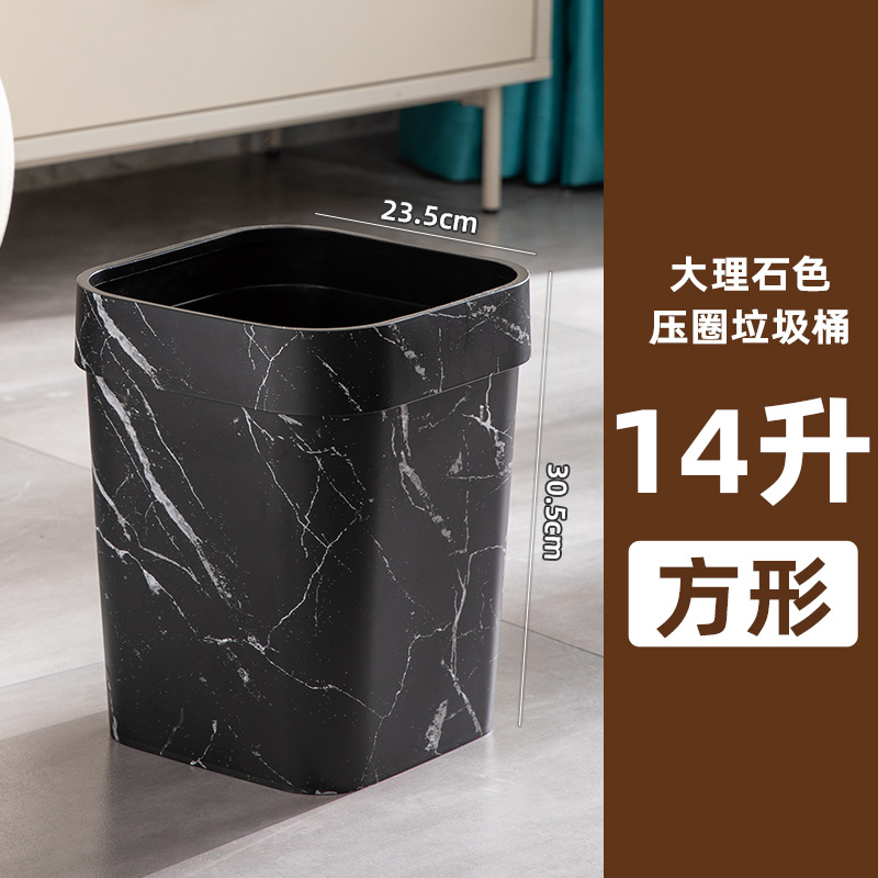 Square Wood Grain Garbage Bin  - огляд і ціна Compost Bin Countertop