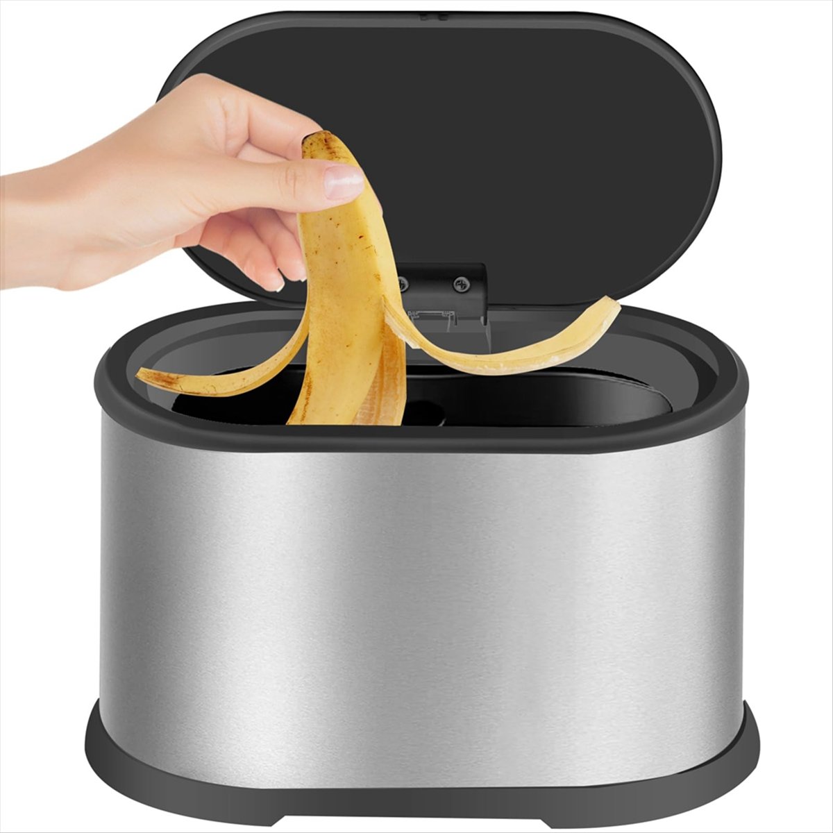 MALL Mini Trash Can with Lid,  - огляд і ціна Compost Bin Countertop