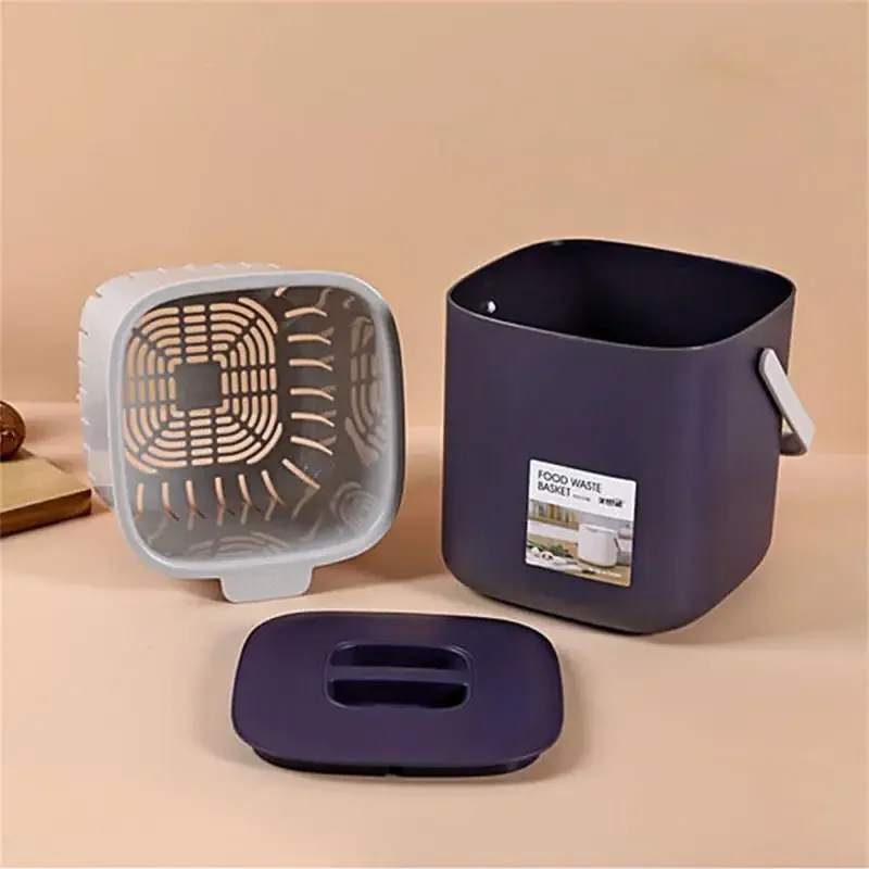 Kitchen Double Layer Trash Can - огляд і ціна Compost Bin Countertop