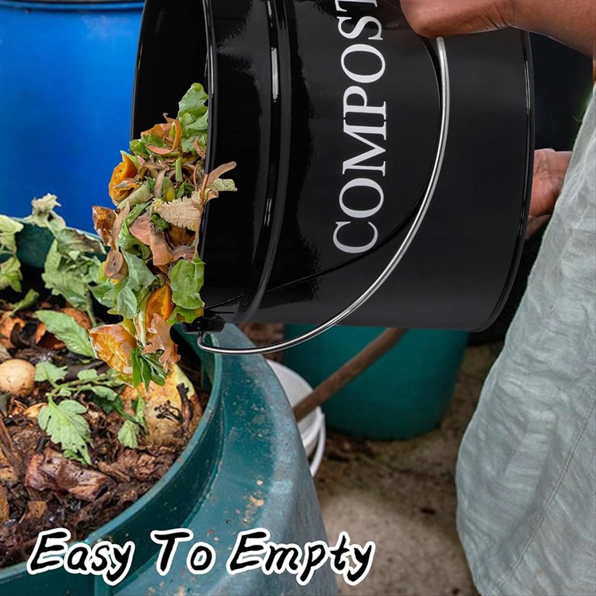 Kitchen Compost Bin for Kitche - огляд і ціна Compost Bin Countertop