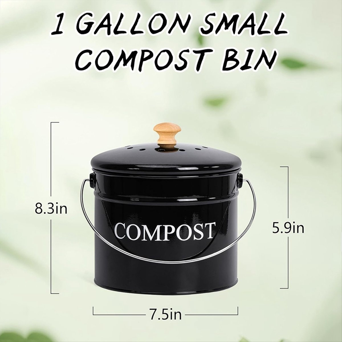 Kitchen Compost Bin for Kitche - огляд і ціна Compost Bin Countertop