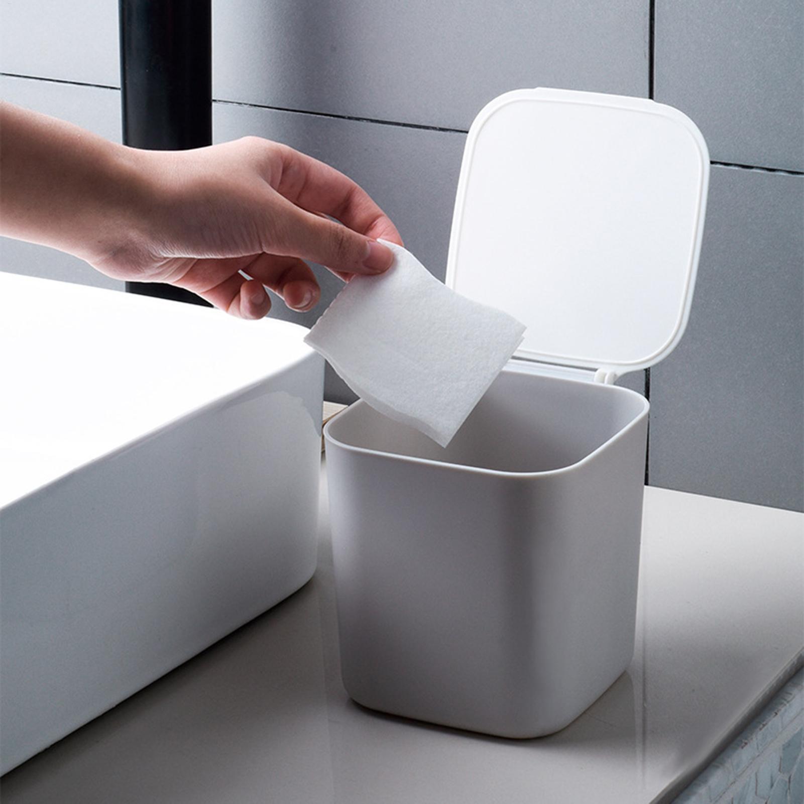 Mini Trash Can with Lid Small  - огляд і ціна Compost Bin Countertop