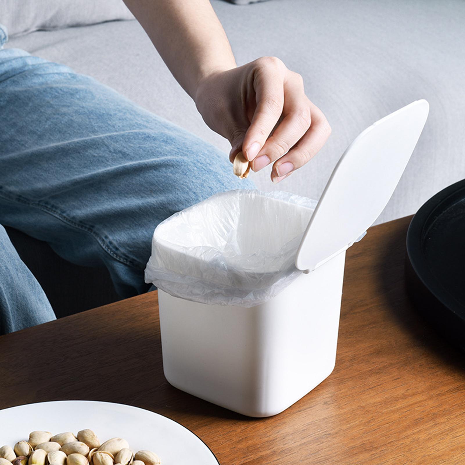 Mini Trash Can with Lid Small  - огляд і ціна Compost Bin Countertop