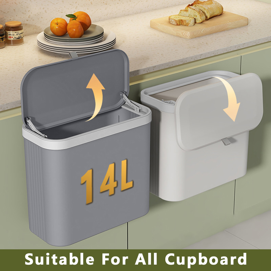ONEKA 14L Kitchen Trash Can Wi - огляд і ціна Compost Bin Countertop